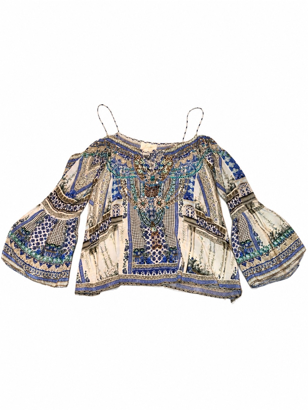 Camilla silk top